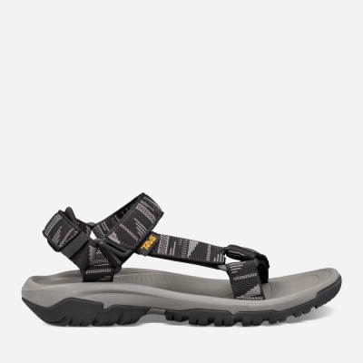 Teva Hurricane XLT2 - Men's Teva Sandals - Black / Grey | India (XNCZ50386)